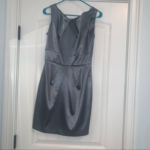 Silver cocktail dress